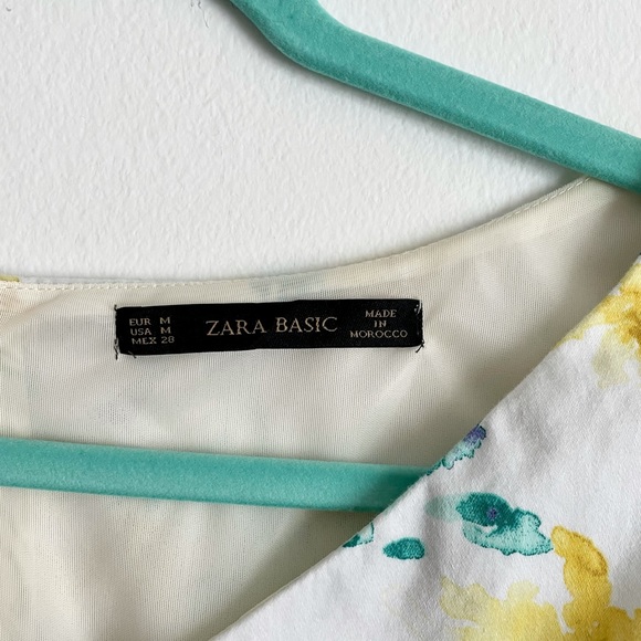 Zara Non sleeve Mini Print Dress - Picture 5 of 10